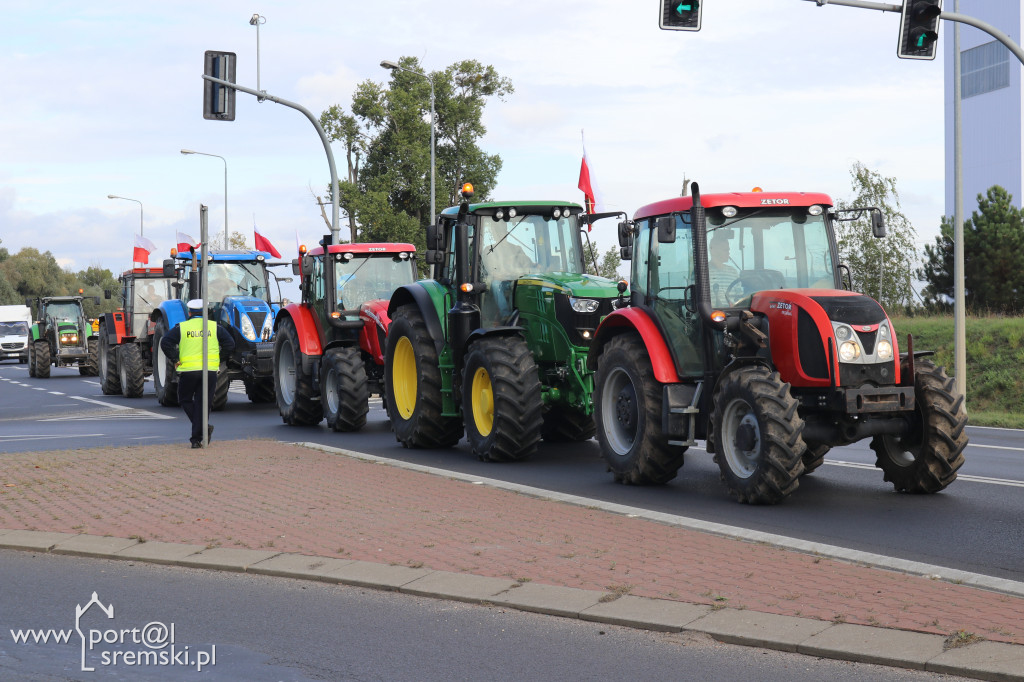 Strajk rolników w Śremie