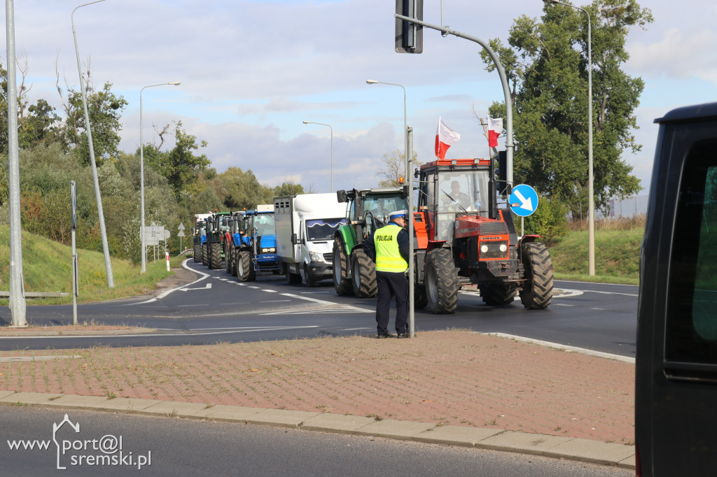 Strajk rolników w Śremie