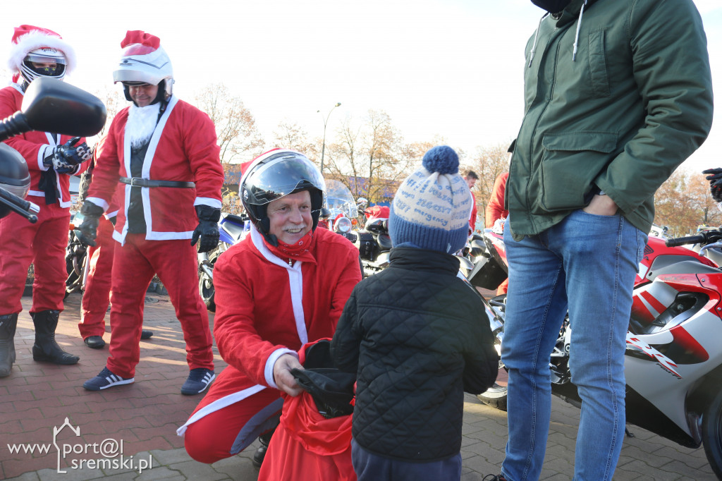 Mikołaje na motorach wspierają Piotra