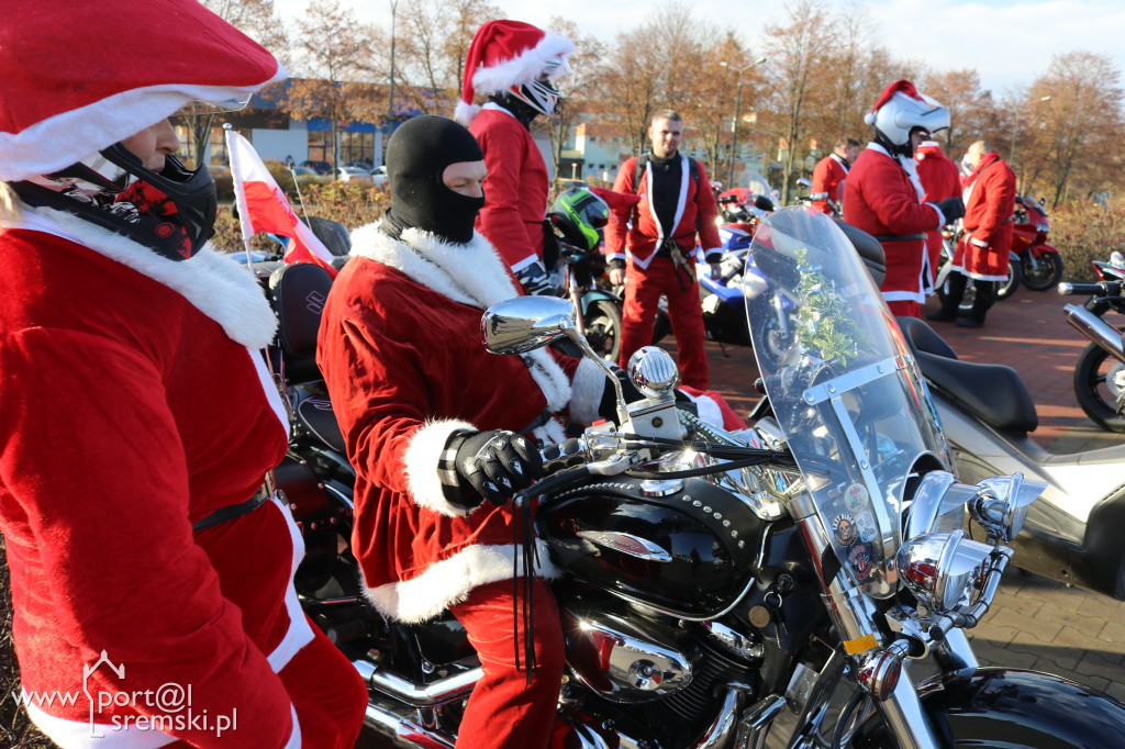 Mikołaje na motorach wspierają Piotra