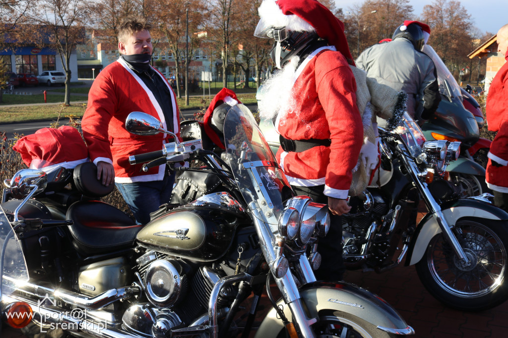 Mikołaje na motorach wspierają Piotra