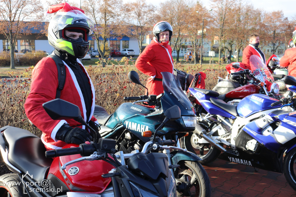 Mikołaje na motorach wspierają Piotra