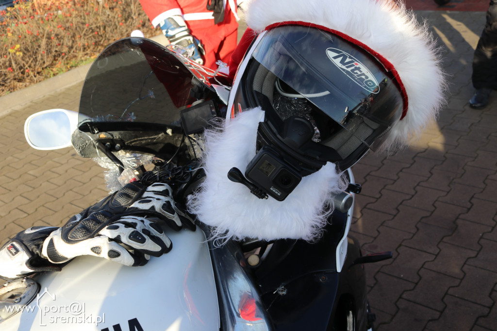 Mikołaje na motorach wspierają Piotra