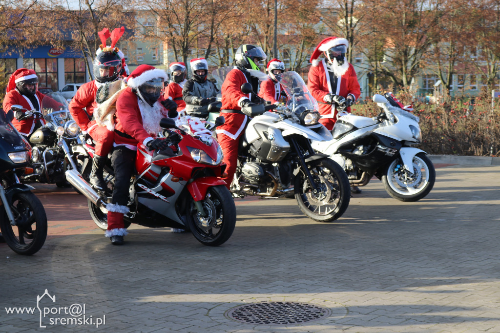 Mikołaje na motorach wspierają Piotra