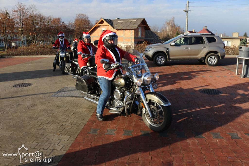 Mikołaje na motorach wspierają Piotra