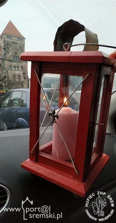 Światełko betlejemskie już w Śremie