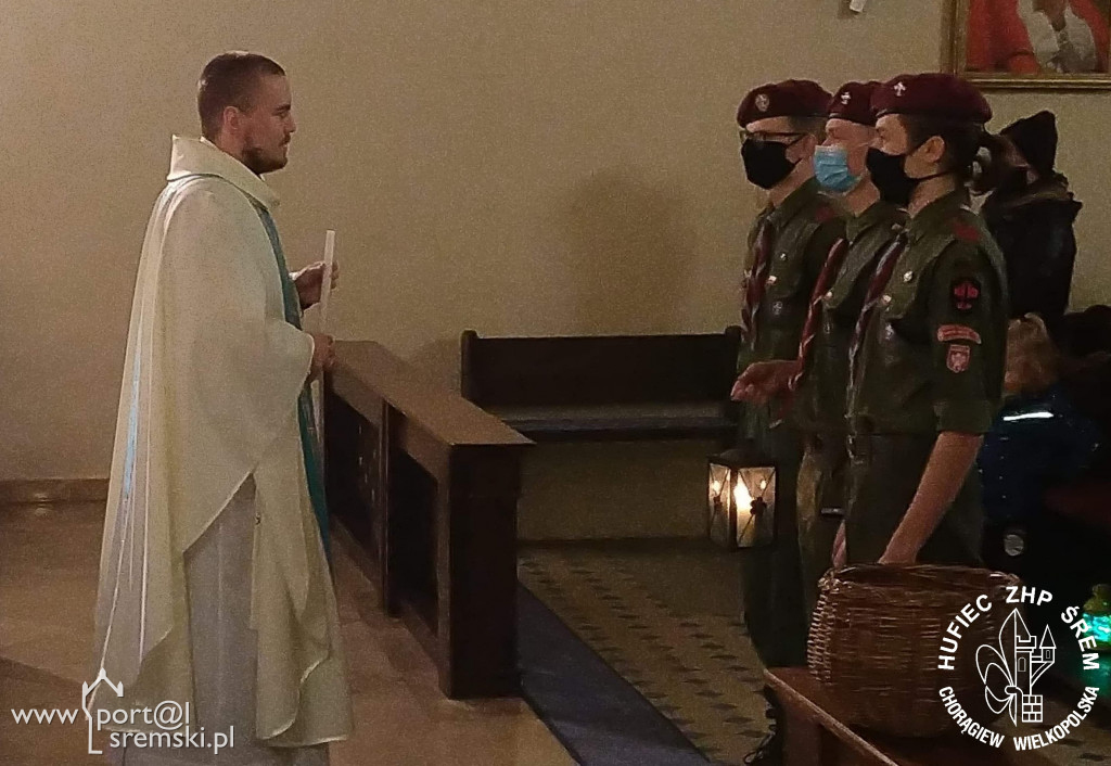 Światełko betlejemskie już w Śremie