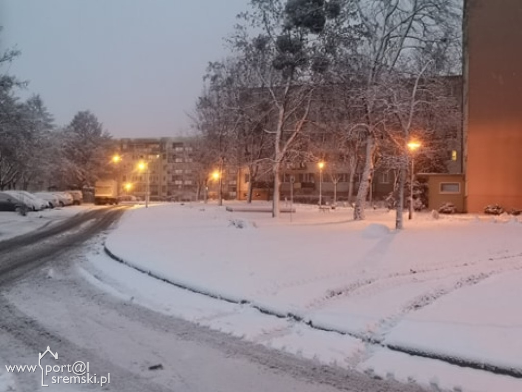 Zima w Śremie
