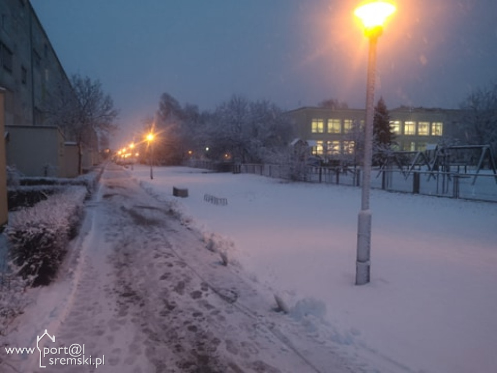 Zima w Śremie