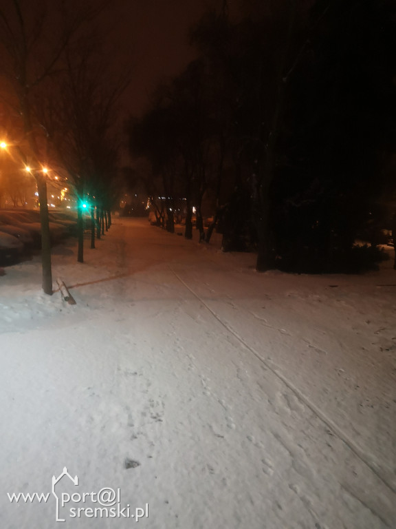 Zima w Śremie