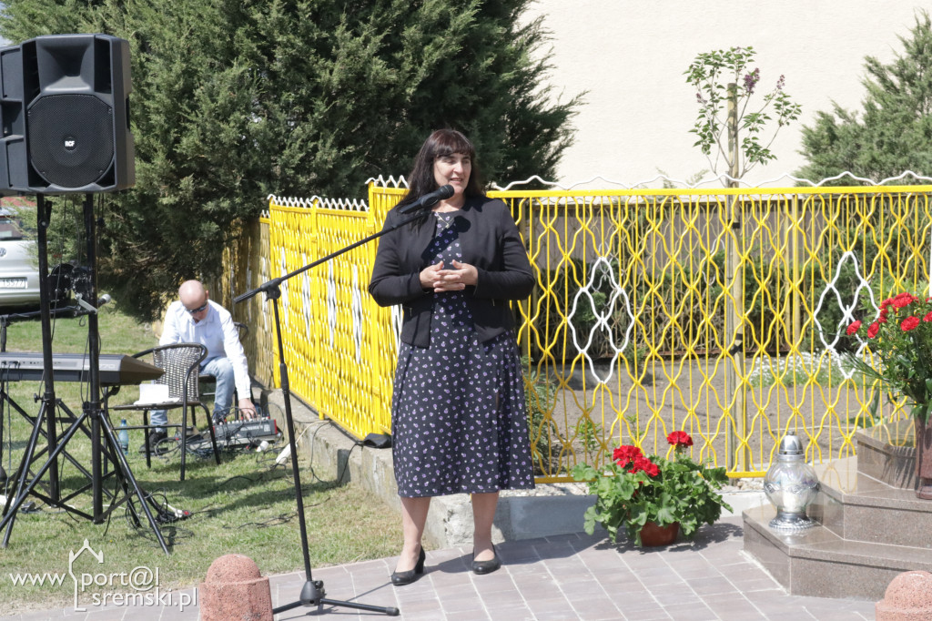 Uroczyste poświęcenie i odsłonięcie figury w Szymanowie z okazji 100. rocznicy