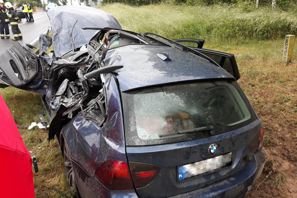 Tragiczny wypadek na drodze  Jerka - Krzywiń