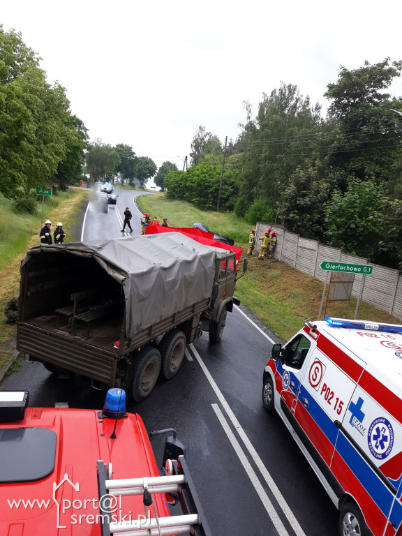 Tragiczny wypadek na drodze  Jerka - Krzywiń