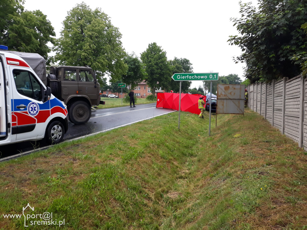 Tragiczny wypadek na drodze  Jerka - Krzywiń