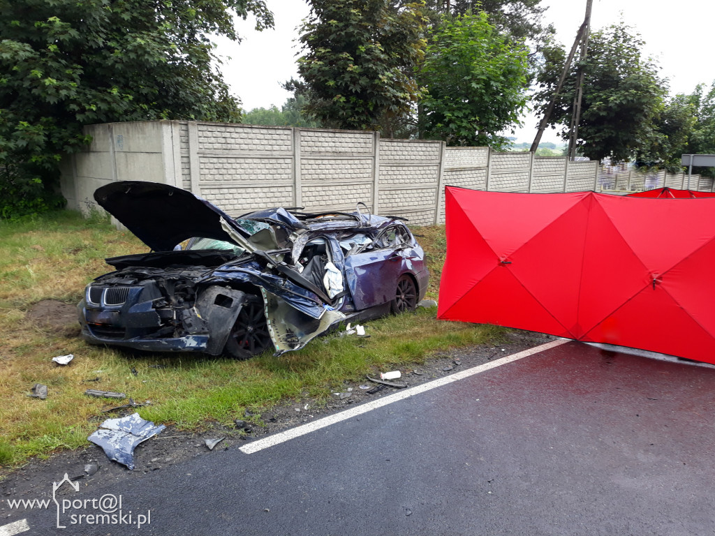 Tragiczny wypadek na drodze  Jerka - Krzywiń