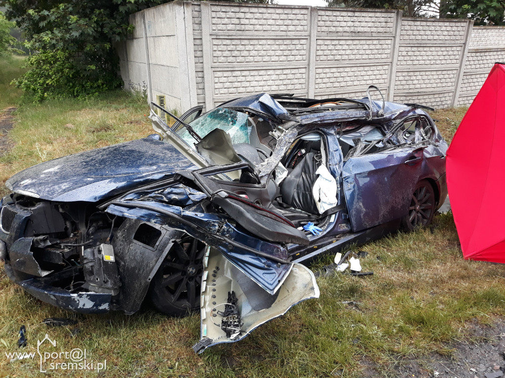 Tragiczny wypadek na drodze  Jerka - Krzywiń