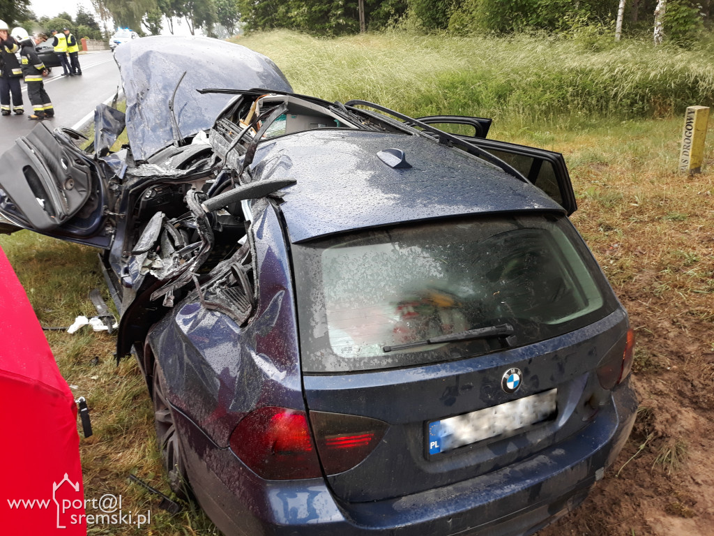 Tragiczny wypadek na drodze  Jerka - Krzywiń