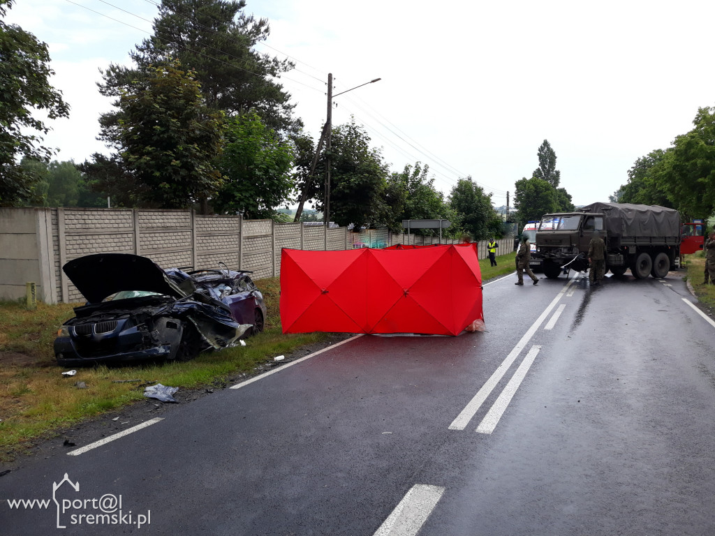Tragiczny wypadek na drodze  Jerka - Krzywiń