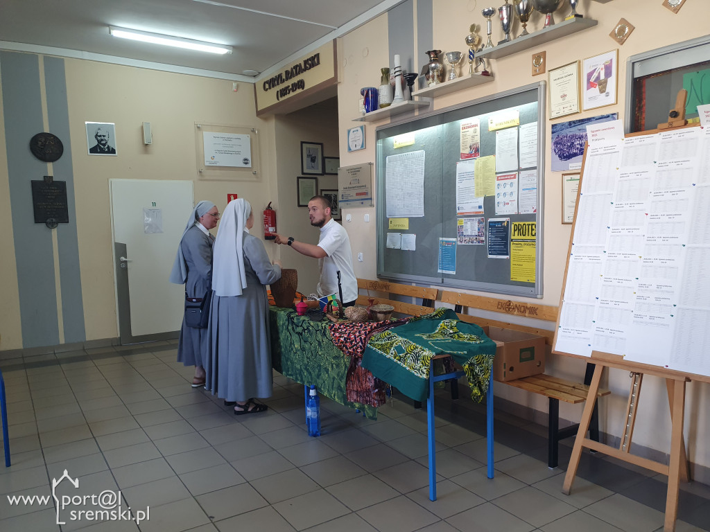 Dzisiaj CZADowy Ekonom gościł w Śremie misjonarza Pawła Kubiaka