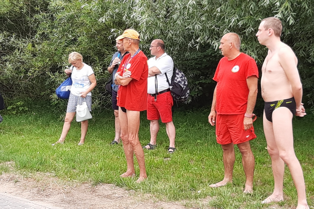 Śremianie przygotowują się do sztafety. 