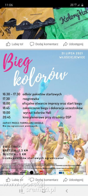 WłościejewIce - BIEG KOLORÓW