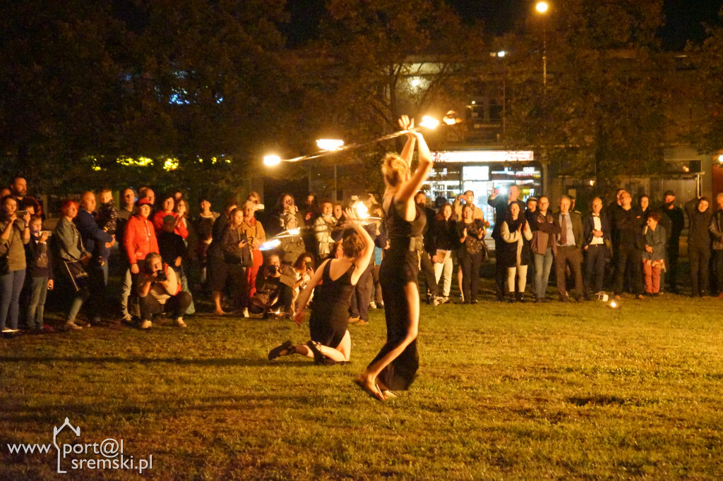 Pokaz Ognia z okazji 70-lecia Spółdzielni Mieszkaniowej