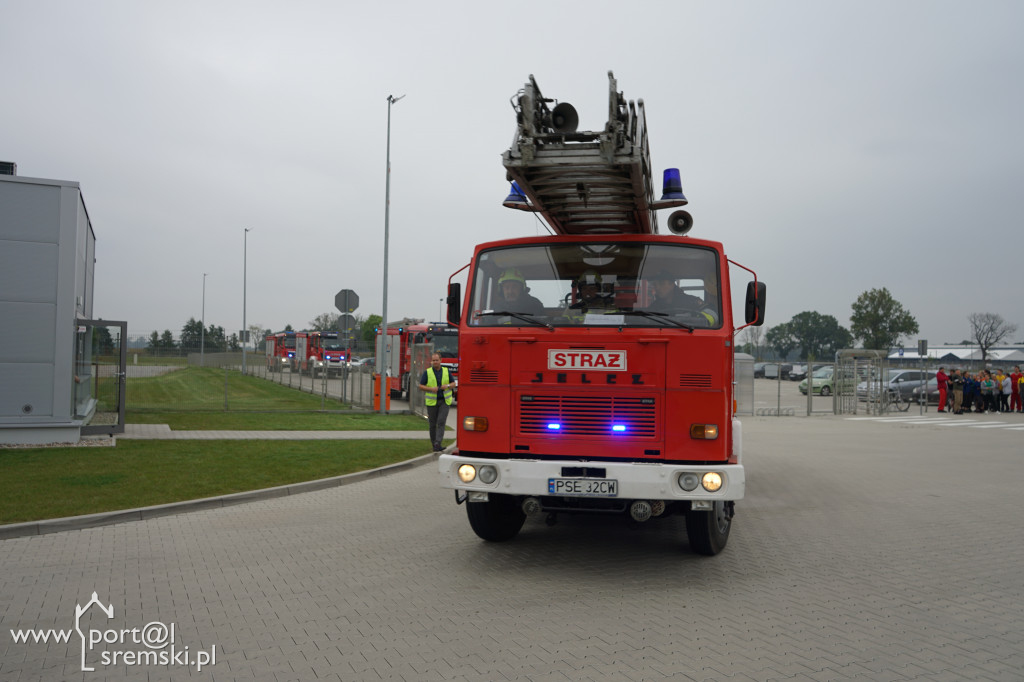 Ćwiczenia Straży Pożarnej na terenie firmy Leopol