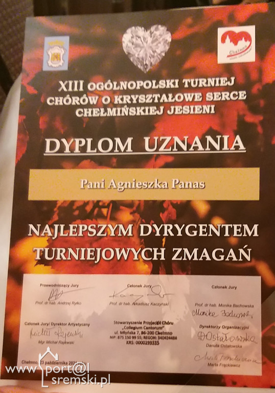 Śremskie chóry z wyróżnieniem