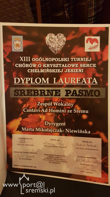 Śremskie chóry z wyróżnieniem