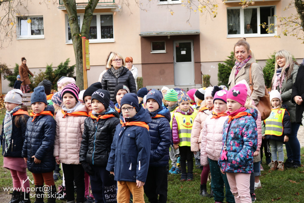 Przedszkolaki dokonały otwarcia nowego placu zabaw w Śremie