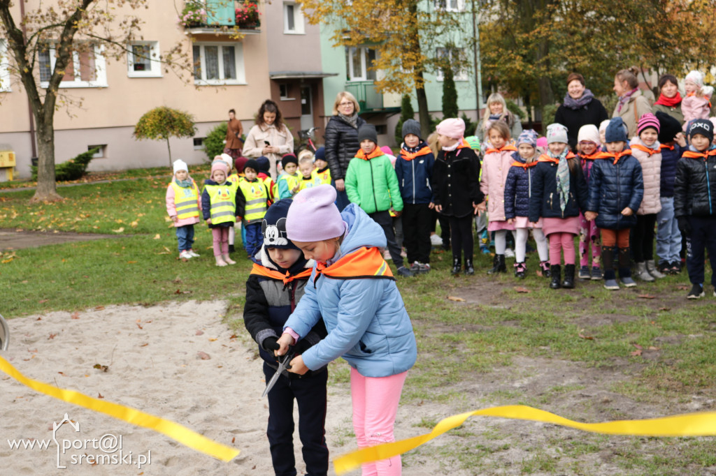 Przedszkolaki dokonały otwarcia nowego placu zabaw w Śremie
