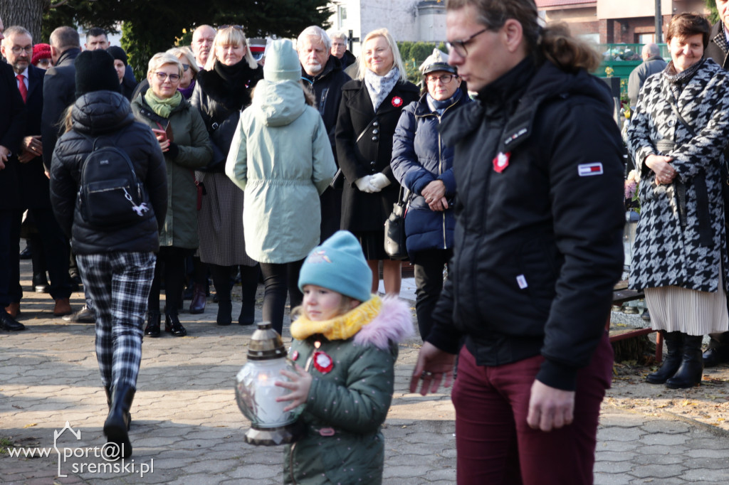 11 listopada śremianie złożyli kwiaty