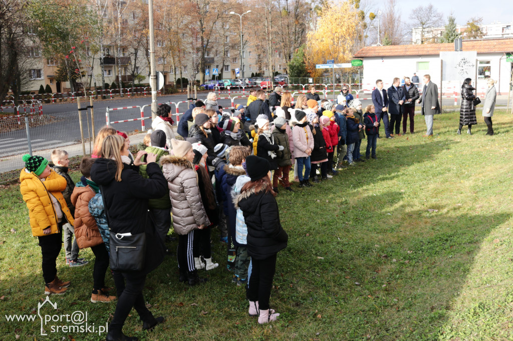 Odsłonięcie muralu w Śremie
