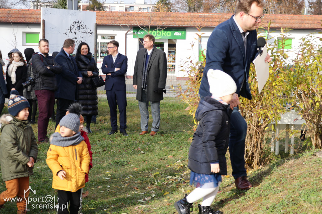 Odsłonięcie muralu w Śremie