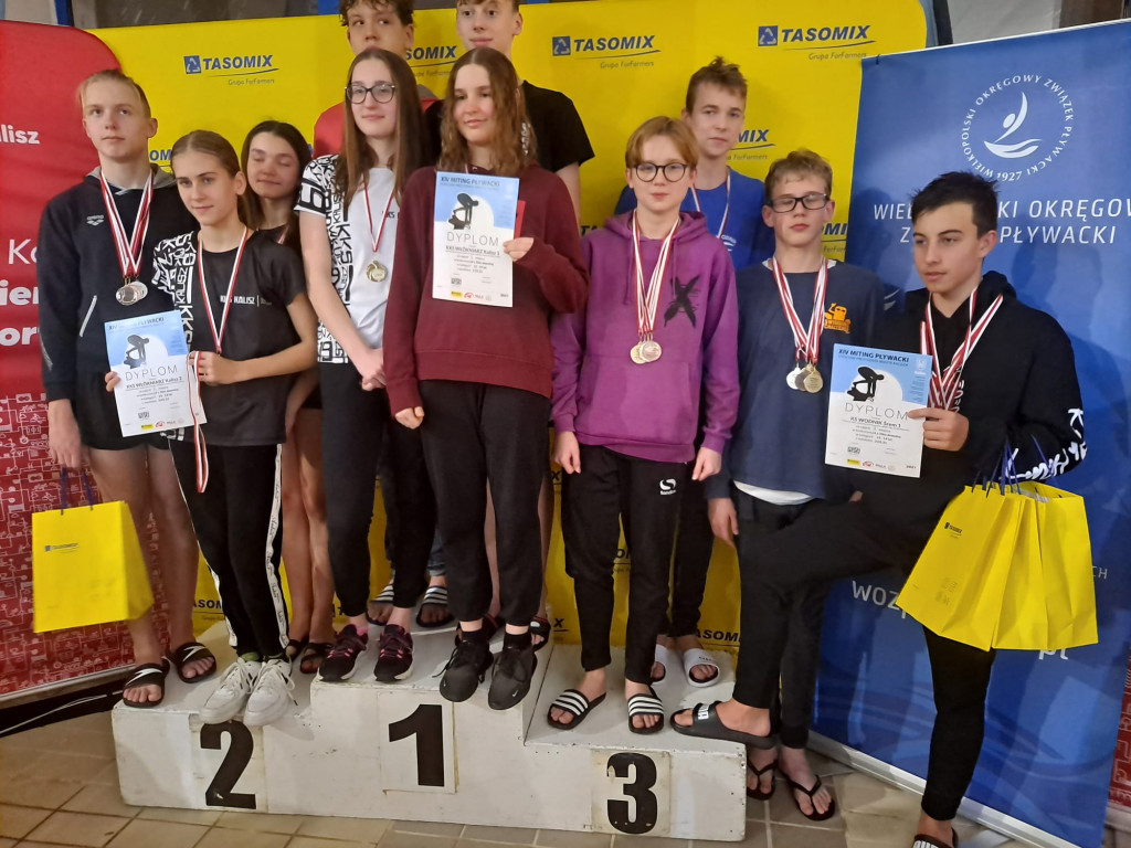 Klub Wodnik Śrem wrócił z Kalisza z 20 medalami!