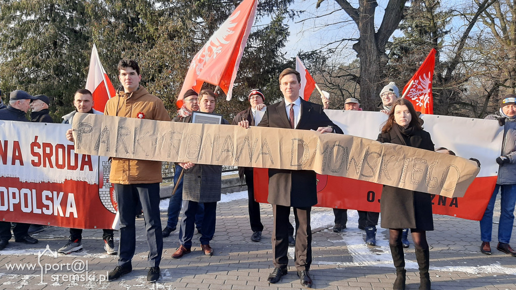 83. rocznicy śmierci, pogrzebu i ustanowienia Parku Romana Dmowskiego w Śremie