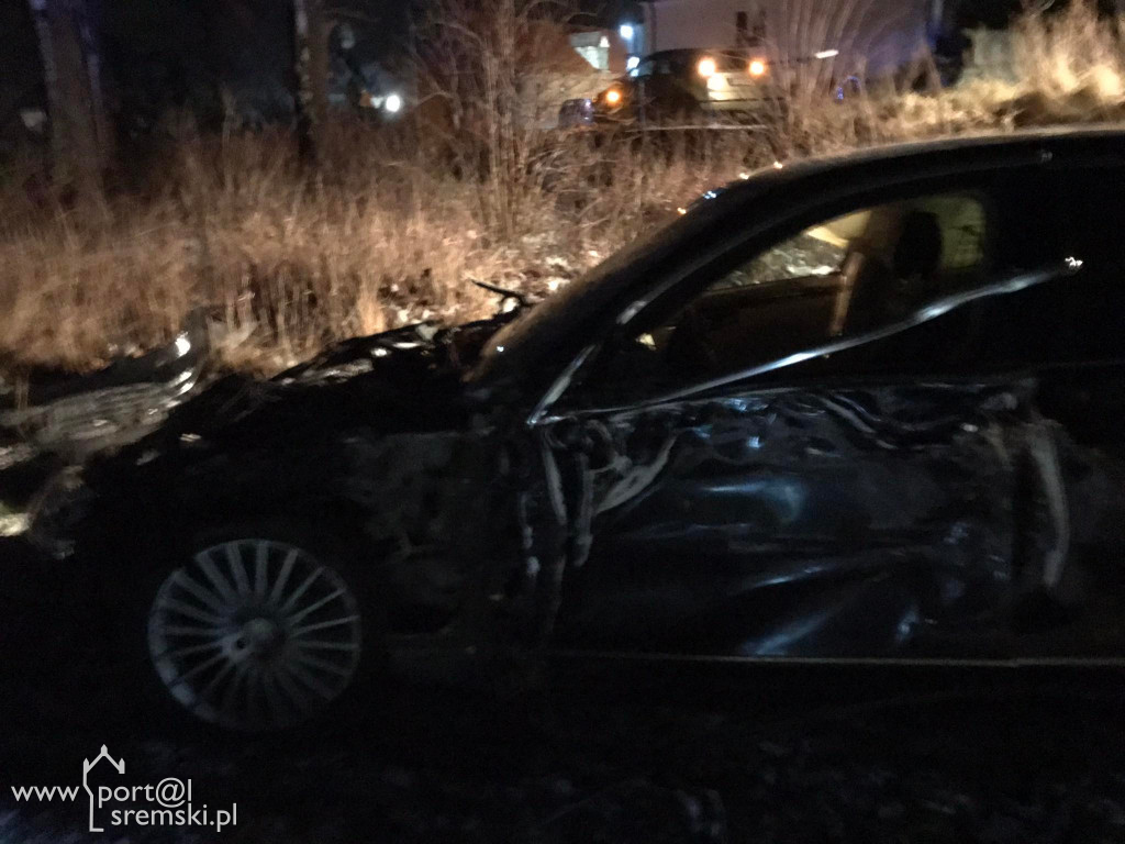 Sosnowiec - auto wypadło z drogi