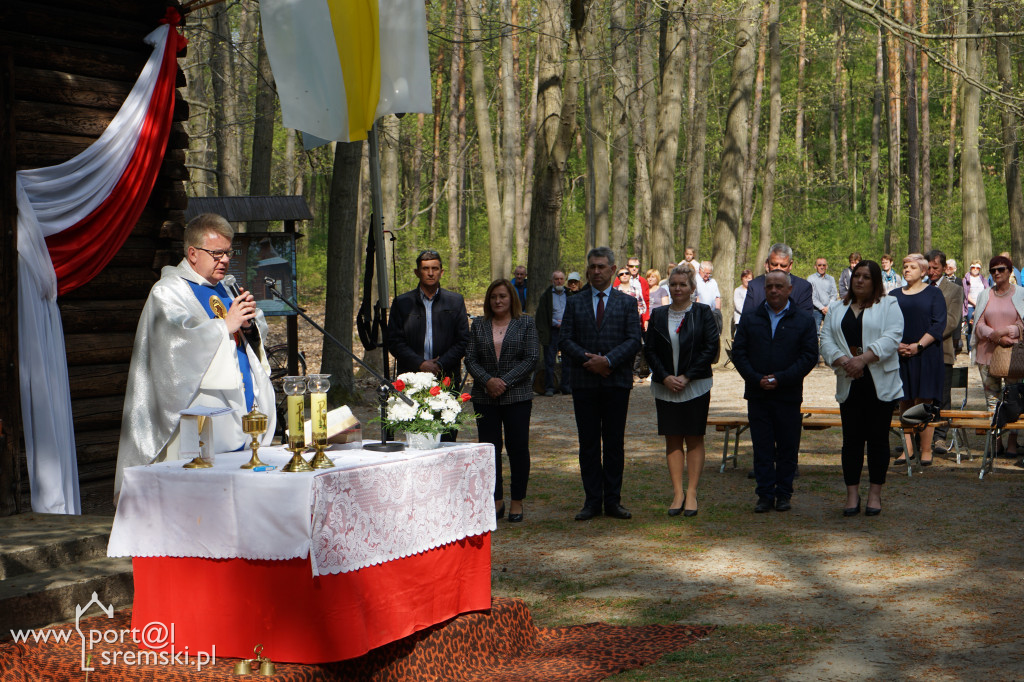 Uroczystości  w rąbińskim lesie