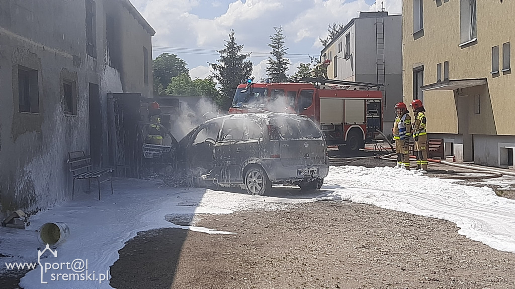 Pożar budynku gospodarczego w Psarskiem