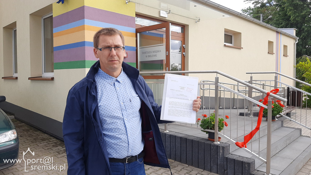 Oddanie  świetlicy w Bielewie