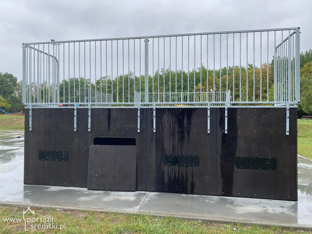 Śremski skatepark zniszczony