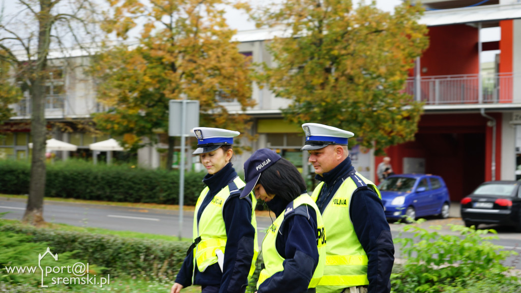 Akcja policji - Pomachaj kierowcy w Śremie