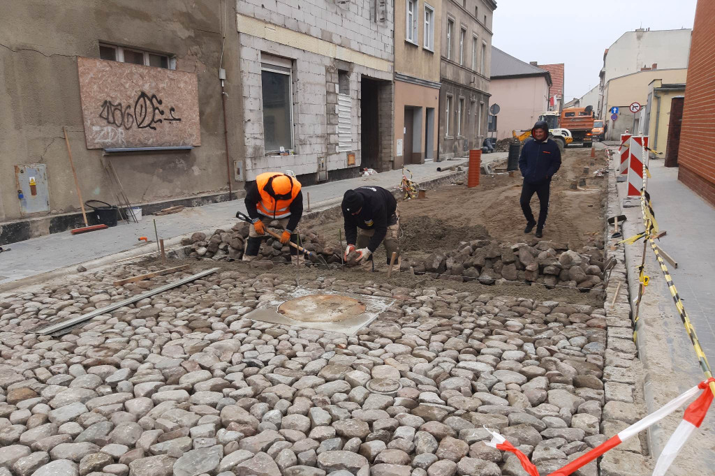 Remont ulic w prawobrzeżnej części Śremu