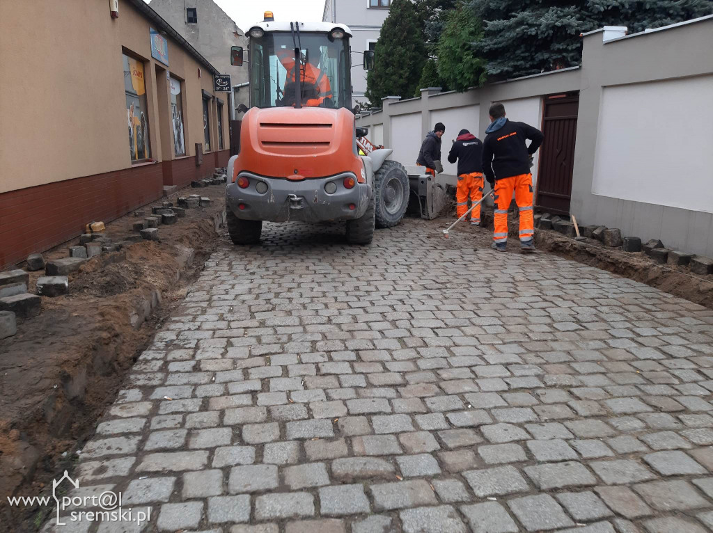 Remont ulic w prawobrzeżnej części Śremu