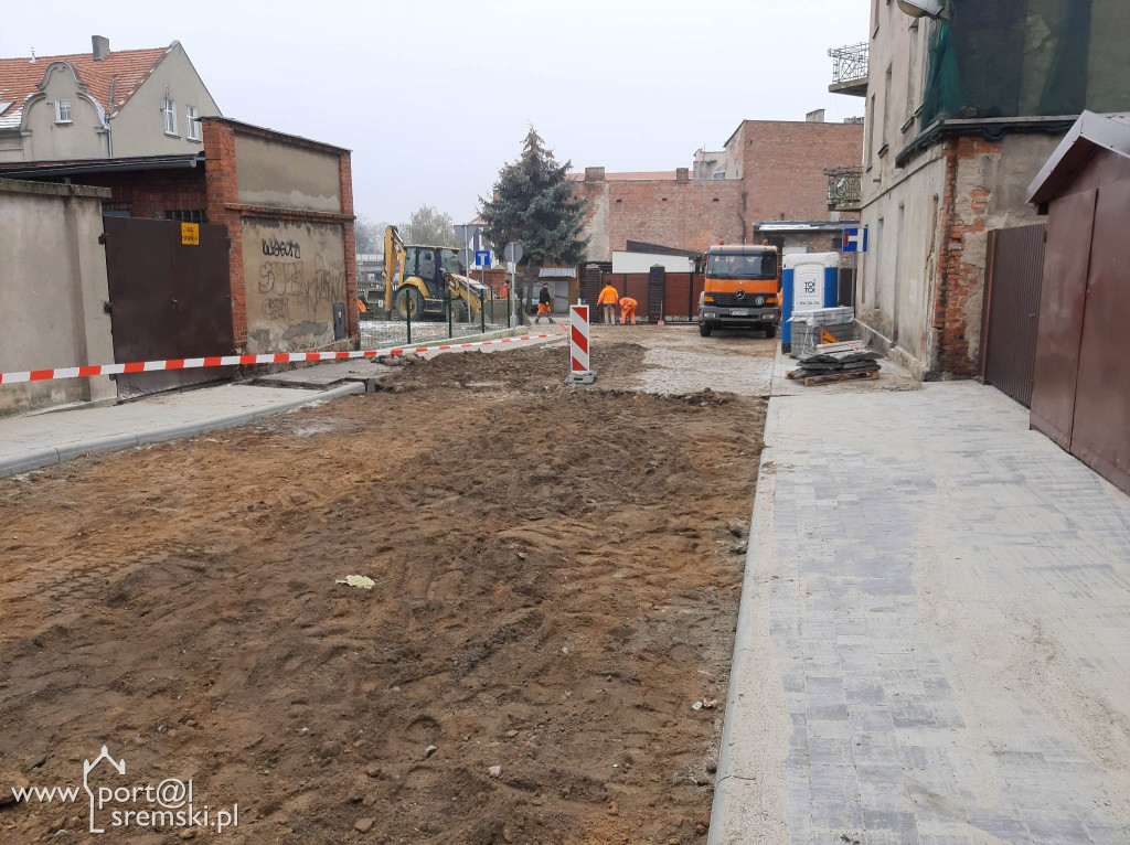 Remont ulic w prawobrzeżnej części Śremu