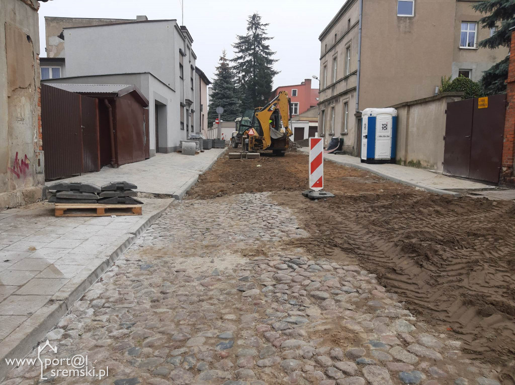 Remont ulic w prawobrzeżnej części Śremu