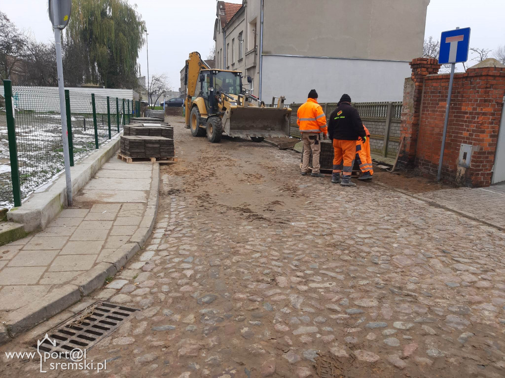 Remont ulic w prawobrzeżnej części Śremu