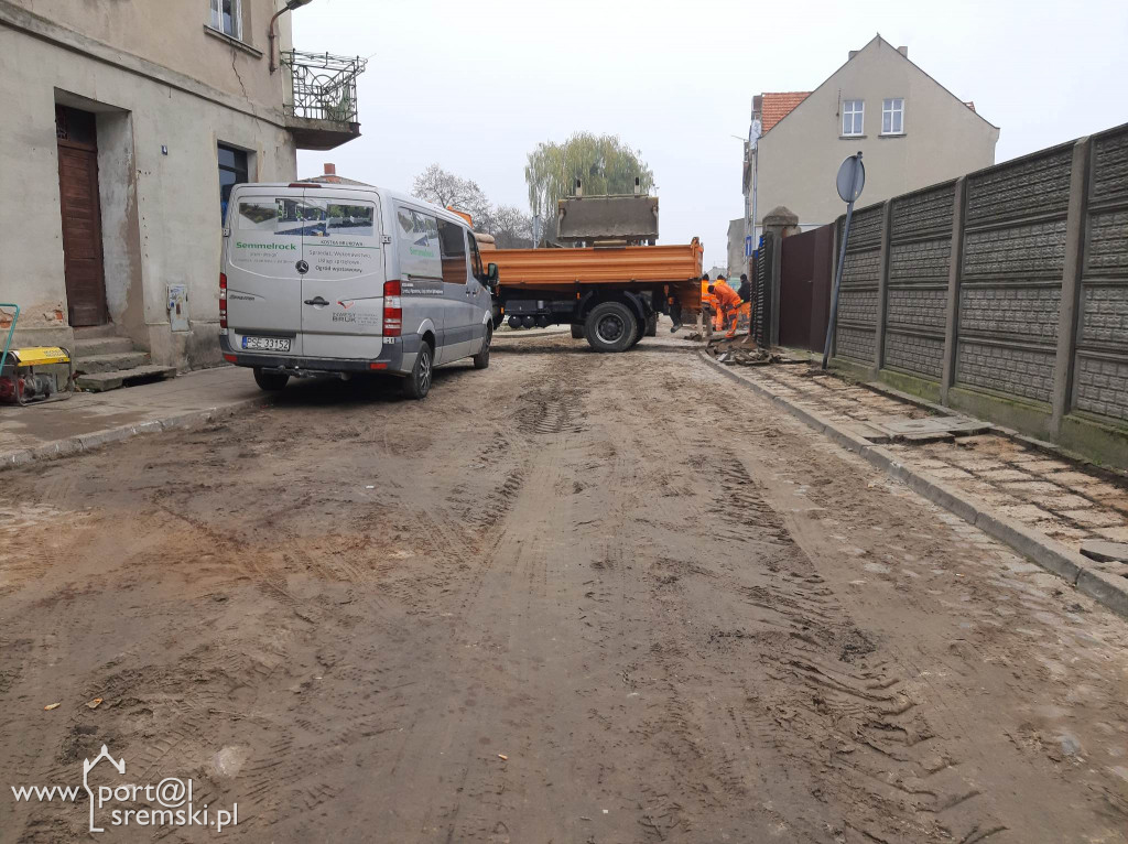 Remont ulic w prawobrzeżnej części Śremu