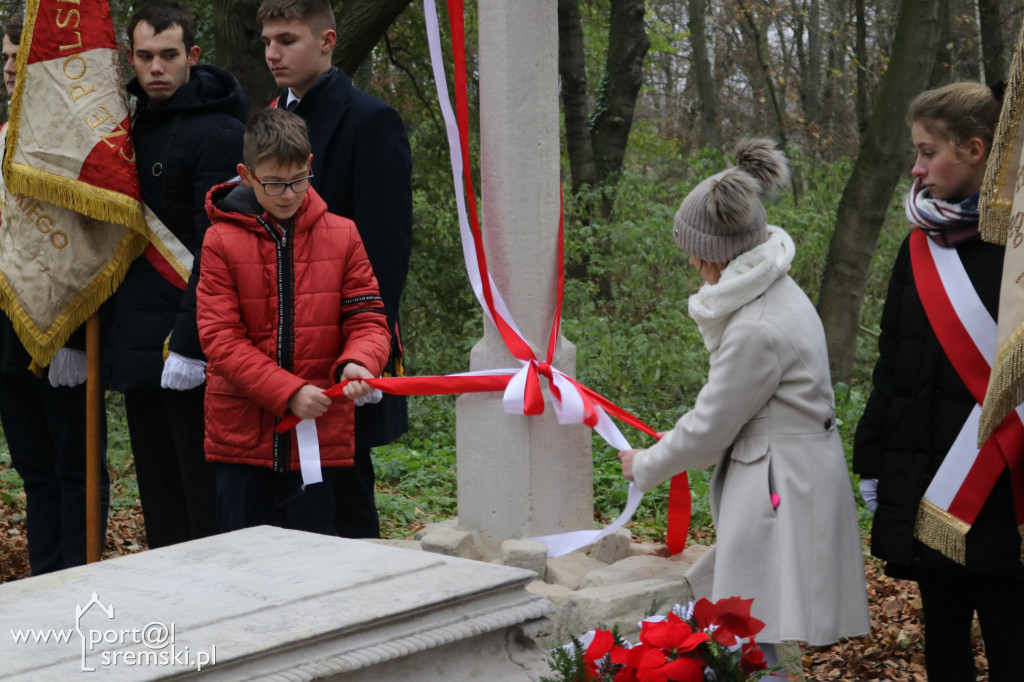Odsłonięcie nagrobka Józefa Wybickiego w Brodnicy