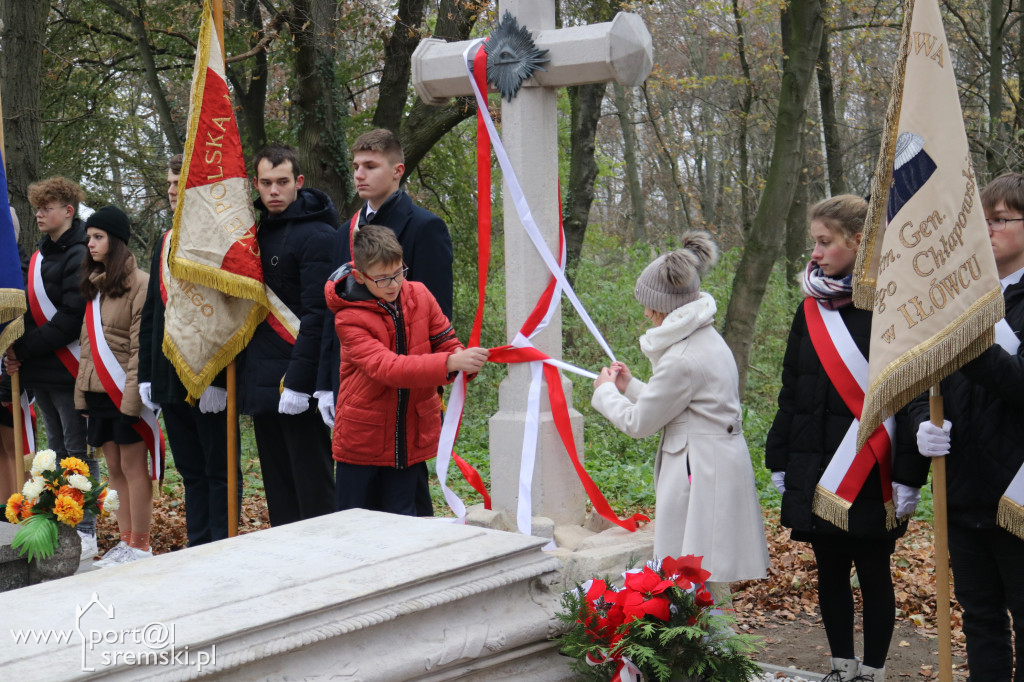 Odsłonięcie nagrobka Józefa Wybickiego w Brodnicy